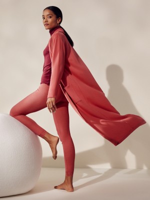 Bathrobes Calida Lounge Butterfly Kimono Femme Rouge | VE5301827