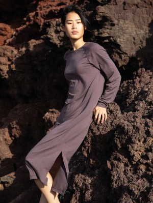 Deepsleepwear Calida Dsw Warming Nightdress Femme Soft Taupe | VA5612409