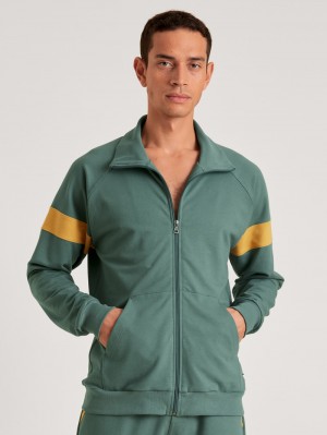 Loungewear Calida 100% Nature Refresh Jacket, Cradle To Cradle Certified® Homme Noir | SO9387026