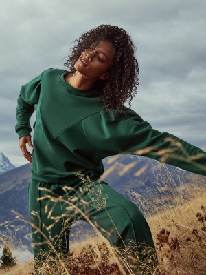 Loungewear Calida 100% Nature Relax Sweatpants, Cradle To Cradle Certified® Femme Vert | LN9405128
