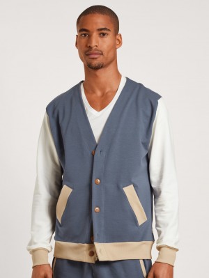 Loungewear Calida Circular Time Off College Jacket, Cradle To Cradle Certified® Homme Grise | HX7652391