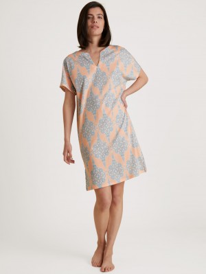 Loungewear Calida Favourites Balance Sleepshirt, Length 95cm Femme Peach Parfait | BM3457189