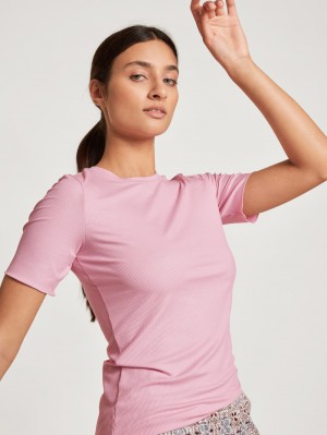 Loungewear Calida Favourites Desert Shirt Short Sleeve Femme Rose | KZ3871059