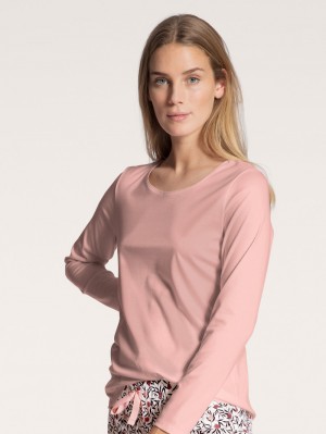 Loungewear Calida Favourites Dreams Shirt Long Sleeve Femme Rose | CY5634982