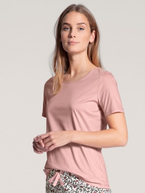 Loungewear Calida Favourites Dreams Shirt Short Sleeve Femme Rose | NA1742906