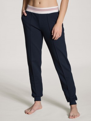 Loungewear Calida Favourites Lounge Pants Femme Noir Bleu | PH0824573