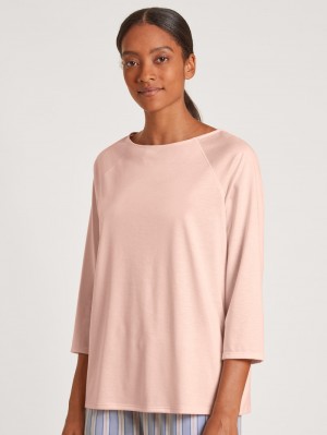 Loungewear Calida Favourites Rosy Shirt 3/4 Sleeve Femme Pearl Blush | AN2698157