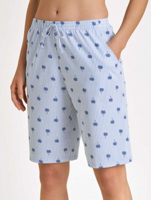 Loungewear Calida Favourites Serenity Bermudas Femme Bleu | SY0768493