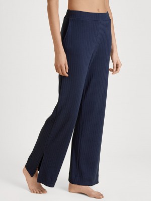 Loungewear Calida Lounge Harmony Pants Femme Bleu Foncé | GS7645931