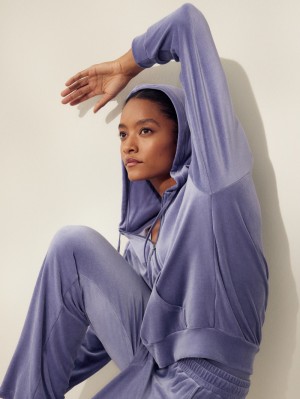 Loungewear Calida Lounge Lavender Jacket Femme Violette | PS6182579