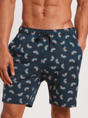 Loungewear Calida Love Capsule Shorts Homme Bleu | ZD5972341