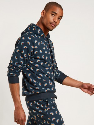Loungewear Calida Love Capsule Sweater Long-sleeve Homme Bleu | GO1074698