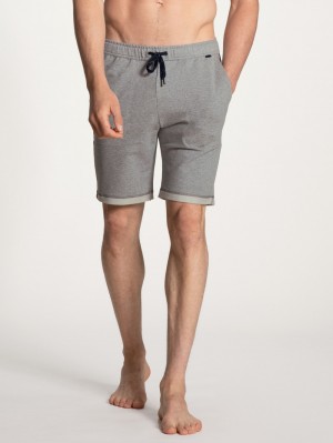 Loungewear Calida Remix Basic Lounge Bermudas Homme Carbon Melé | IR8456972