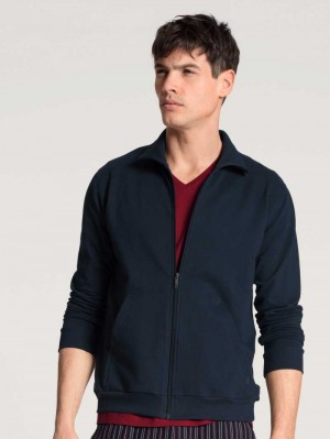 Loungewear Calida Remix Basic Lounge Jacket Homme Noir | HB7302145
