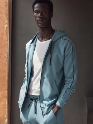 Loungewear Calida Rmx Lounge Leisure Jacket Homme Bleu | TV3789526