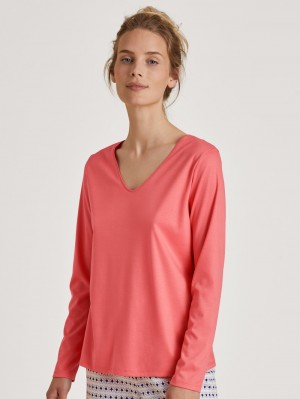 Loungewear Calida Special Shirt Long Sleeve Femme Rose | YT6094382