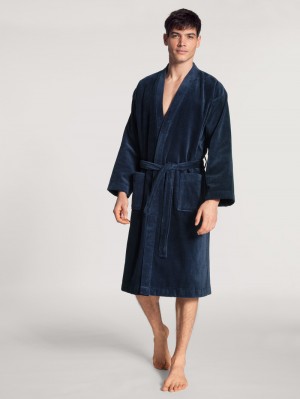 Pyjama Calida After Shower Bathrobe Enfant Bleu Foncé | JV6859027