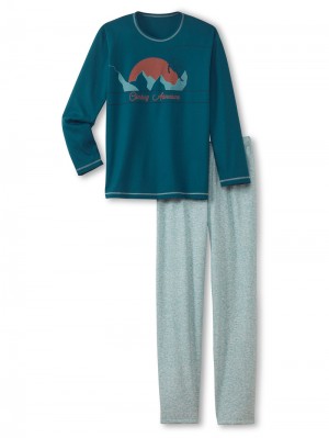 Pyjama Calida Boys Climbing Pyjama Enfant Noir | SQ3015678