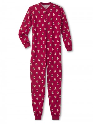 Pyjama Calida Family & Friends Jumpsuit Enfant Rouge | NL1842930