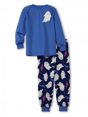 Pyjama Calida Toddlers Ghost Pyjama With Cuff Enfant Noir | WX6209817