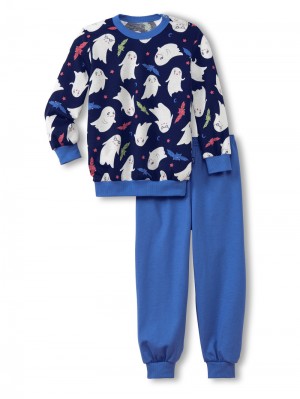 Pyjama Calida Toddlers Ghost Pyjama With Cuff Enfant Noir | TG3185942