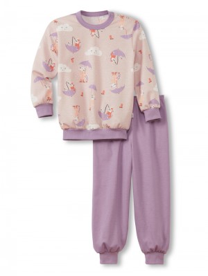 Pyjama Calida Toddlers Umbrella Pyjama With Cuff Enfant Lavande | YB5624730