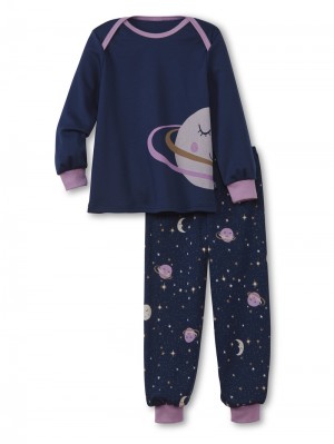 Pyjama Calida Toddlers Universe Pyjama With Cuff Enfant Bleu | QU8143072