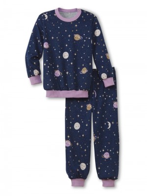 Pyjama Calida Toddlers Universe Pyjama With Cuff Enfant Bleu | BU3624507