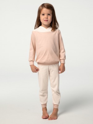 Pyjama Calida Toddlers Youngster Pyjama With Cuff Enfant Rose | BF9578342