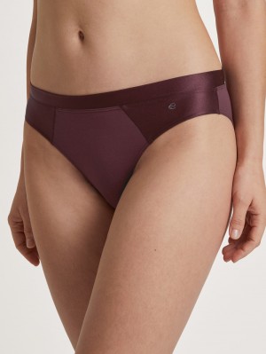Sous Vêtement Calida Cate Brief Femme Bleu Royal Rouge | BN9628317