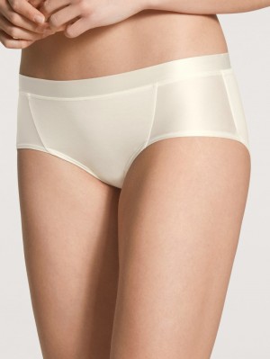 Sous Vêtement Calida Cate Panty, Low Cut Femme Alabaster Crème | OF5143902