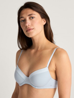 Sous Vêtement Calida Cate T-shirt Bra Femme Arctic Ice | PI4097315