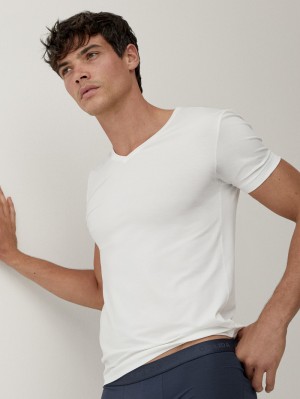 Sous Vêtement Calida Circular Day T-shirt, Cradle To Cradle Certified® Homme Blanche | JD2045987