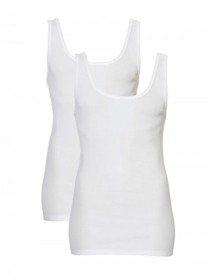 Sous Vêtement Calida Classic Cotton 1:1 Athletic Shirt Homme Blanche | YL5472610