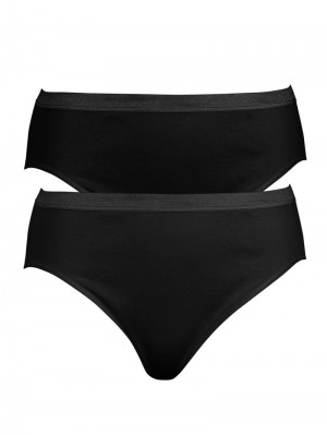 Sous Vêtement Calida Classic Light Mini Brief 2pk Femme Noir | UJ6254079