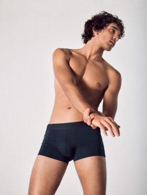 Sous Vêtement Calida Clean Line Boxer Brief With Elastic Waistband Homme Noir | CE4802391