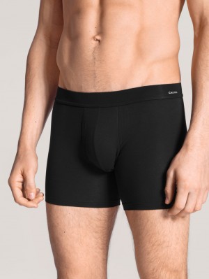 Sous Vêtement Calida Cotton Code Boxer Brief, With Fly Homme Schwarz | UK7019425