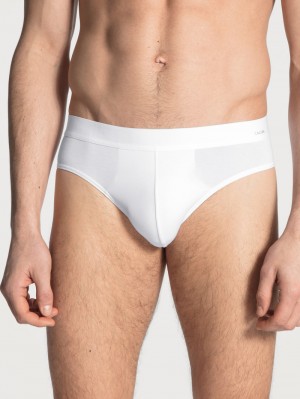Sous Vêtement Calida Cotton Code Brief Homme Weiss | YP3052716