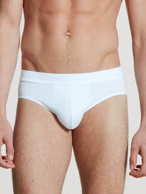 Sous Vêtement Calida Cotton Code Brief Homme Weiss | RP1974258