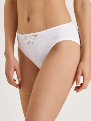 Sous Vêtement Calida Cotton Desire Mini Brief Femme Weiss | CB9134825