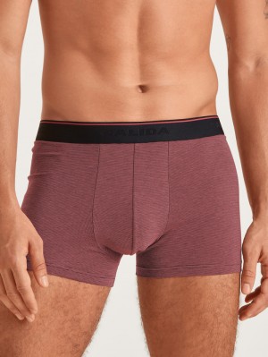 Sous Vêtement Calida Cotton Stretch Boxer Brief Homme Rouge | TU4731069
