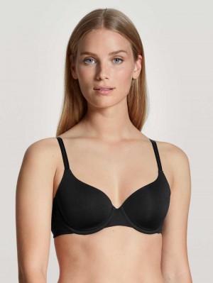 Sous Vêtement Calida Eco Sense Bra With Underwiring Femme Schwarz | UL6473025