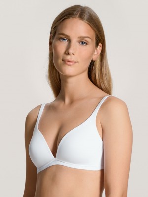 Sous Vêtement Calida Eco Sense Soft Bra Femme Weiss | ZL4675139