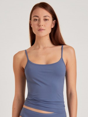 Sous Vêtement Calida Eco Sense Spaghetti Top Femme Violette | WM6402159