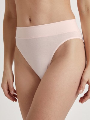 Sous Vêtement Calida Elastic Brief, High Waist Femme Rose | VQ0842759