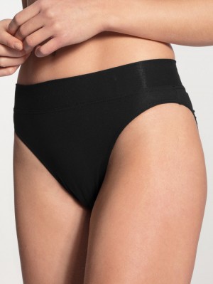 Sous Vêtement Calida Elastic Brief, High Waist Femme Schwarz | MY4681352