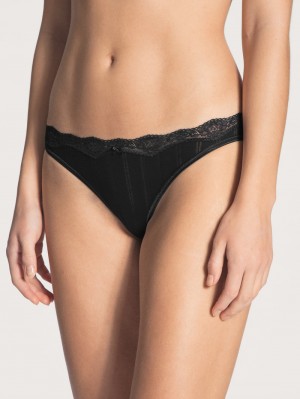 Sous Vêtement Calida Etude Toujours Brief, Low Cut Femme Schwarz | FD0643981