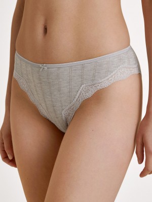 Sous Vêtement Calida Etude Toujours Brief, Regular Cut Femme Grise | ZQ0476358