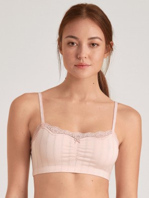 Sous Vêtement Calida Etude Toujours Bustier Femme Pearl Blush | QZ9168420