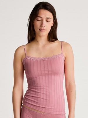 Sous Vêtement Calida Etude Toujours Spaghetti Top Femme Fleur | DR8026179